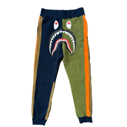 [S] Bape Colorblock Shark Sweatpants