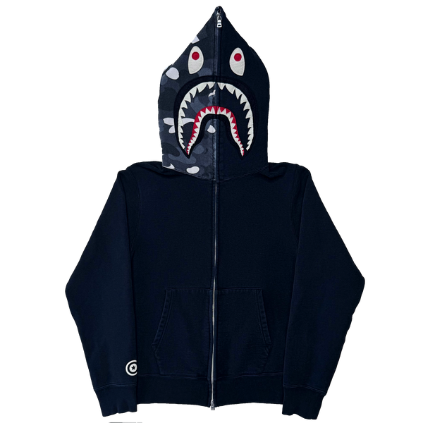 [M] Bape Half City Camo Shark Hoodie