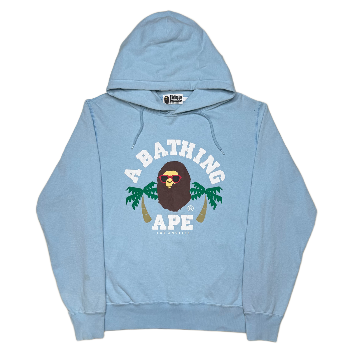 [L] Bape LA Store College Logo Hoodie