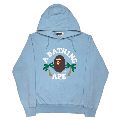 [L] Bape LA Store College Logo Hoodie