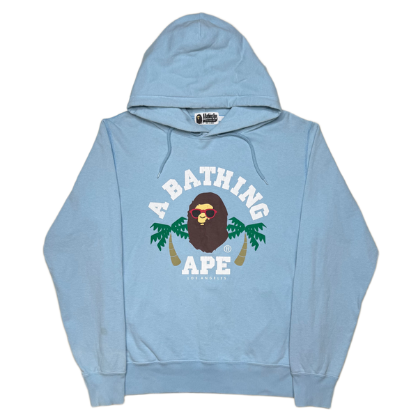 [L] Bape LA Store College Logo Hoodie