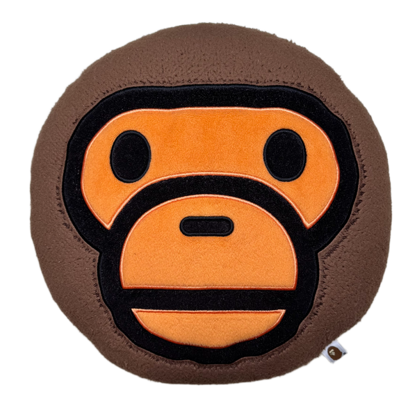 Bape Brown Milo Head Pillow