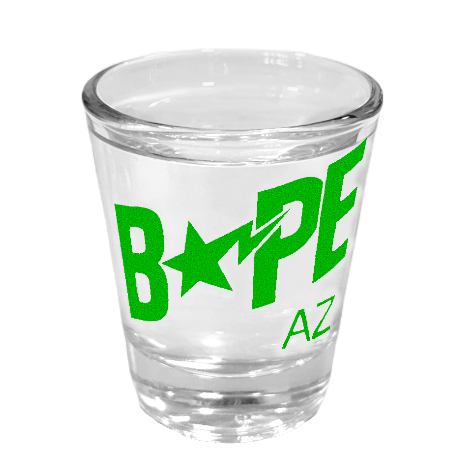 Bape.AZ Green Shot Glass ADD ON