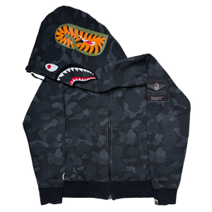 [XL] Bape Full Dot Camo Shark Hoodie