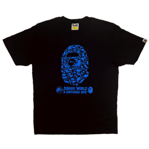 [L] Bape x Jurassic World Ape Head Tee