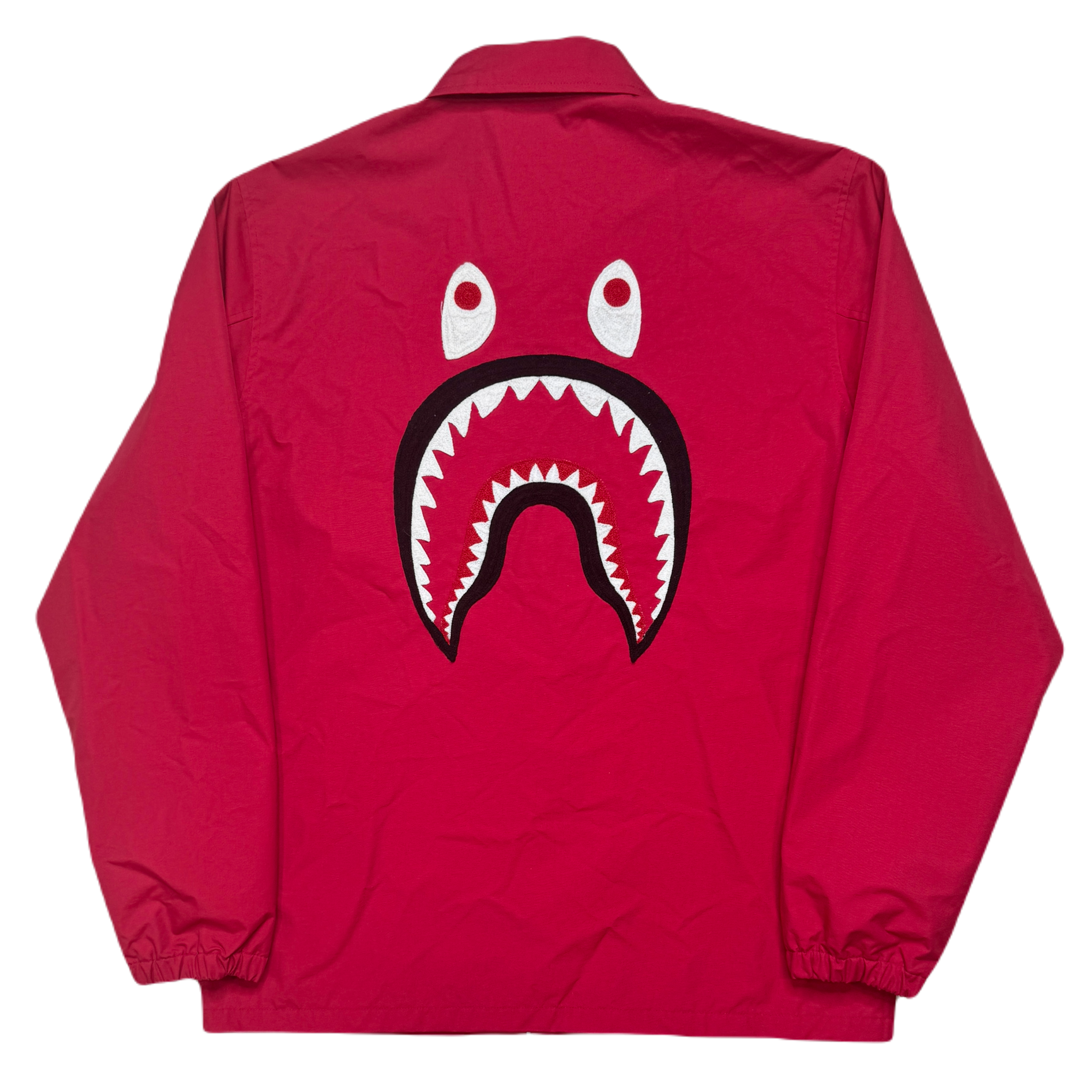 [L] Bape Red Shark Jacket