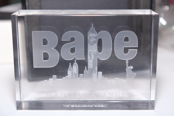 DS Bape NYC Crystal Sculpture