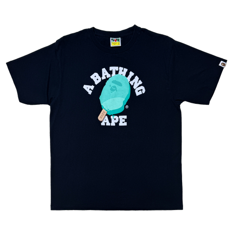 [L] Bape Popsicle College Logo Tee