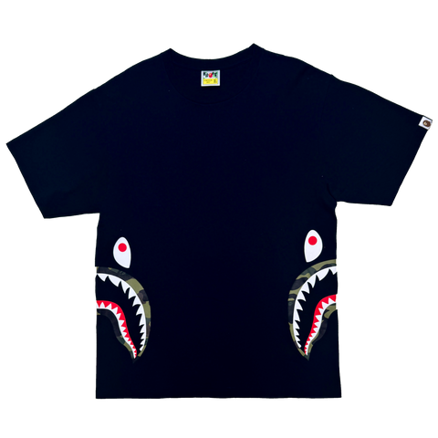 [XL] Bape 1st Camo Side Shark Tee