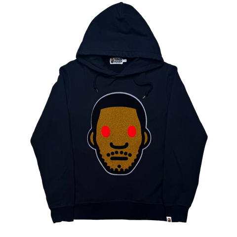 [L] Bape x Kid Cudi Collab Patch Hoodie