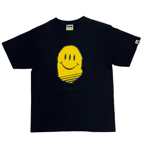 [M] Bape Smiley Face Ape Head Tee