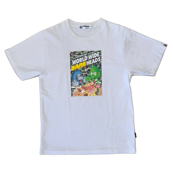 [M] Bape Heads Tour Cereal Tee