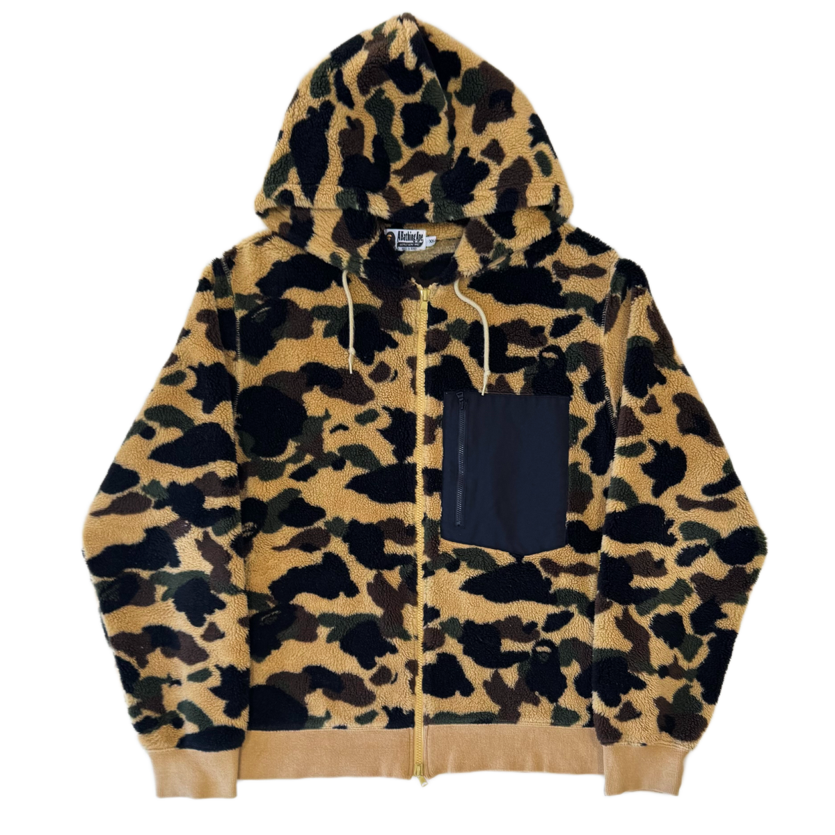 [2XL] Bape Fleece 1st Camo Zip-Up Hoodie