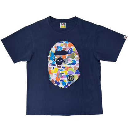 [XL] Bape Multi Camo Ape Head Tee