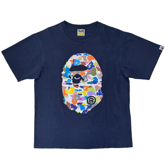 [XL] Bape Multi Camo Ape Head Tee