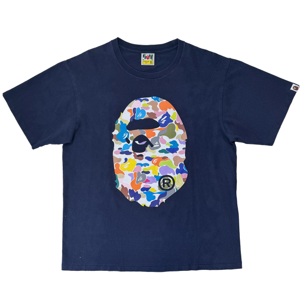 [XL] Bape Multi Camo Ape Head Tee