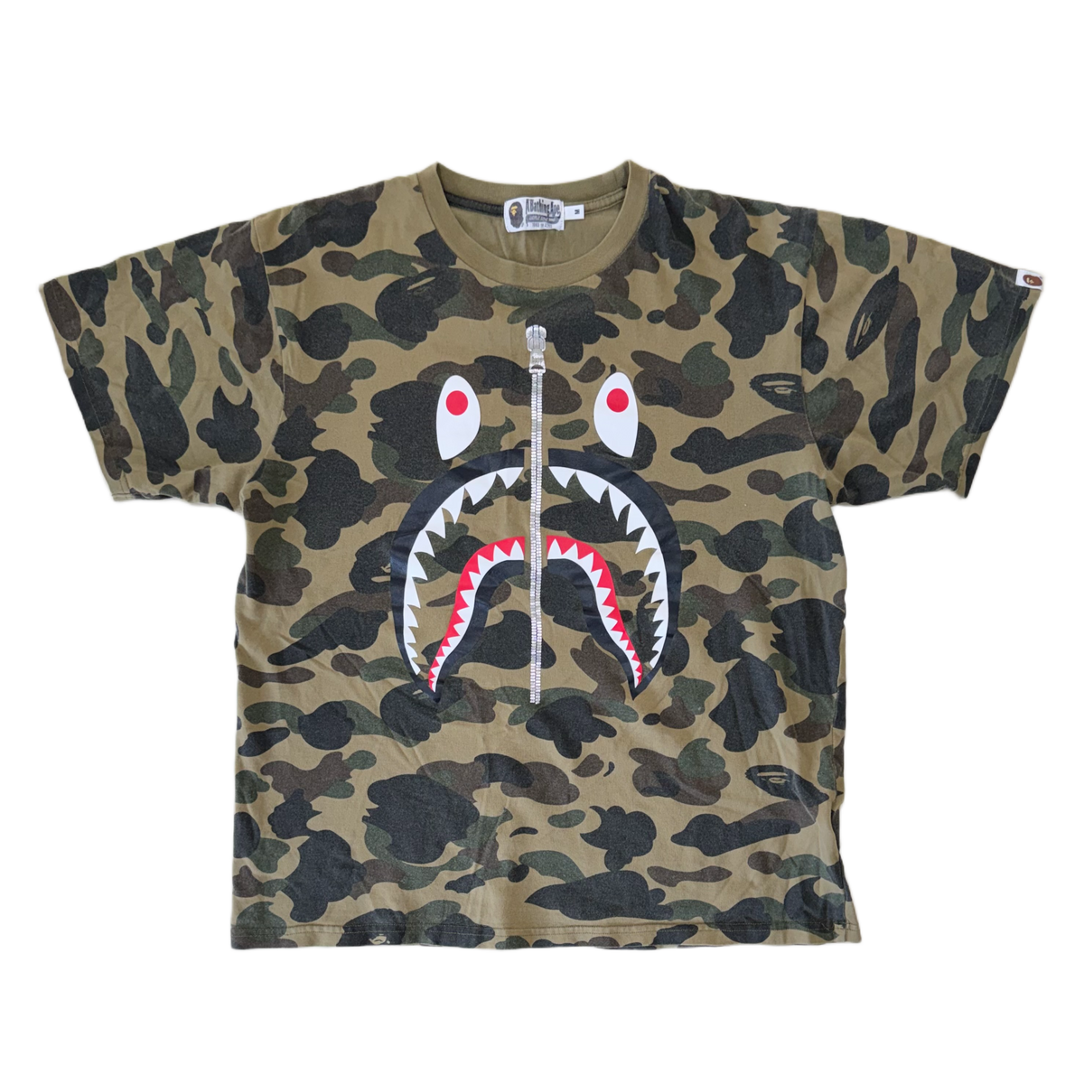 [M] Bape Full 1st Camo Shark Tee