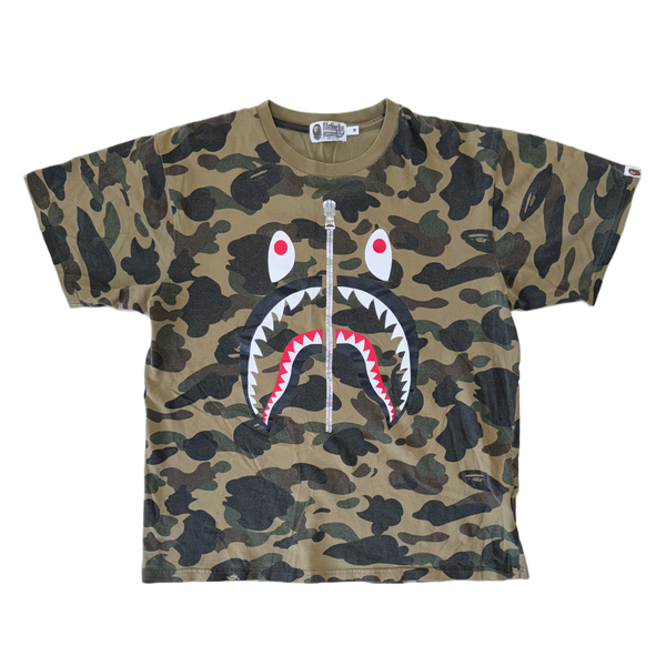 [M] Bape Full 1st Camo Shark Tee
