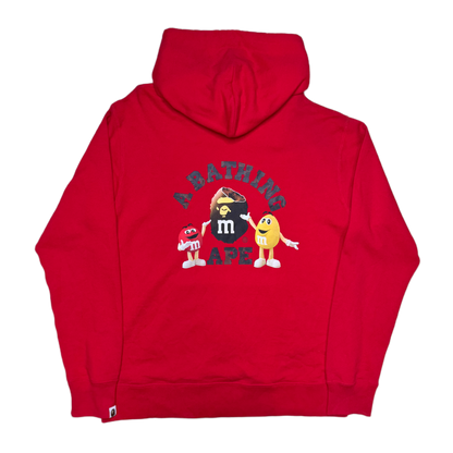 [2XL] Bape x M&M's Collab College Logo Hoodie