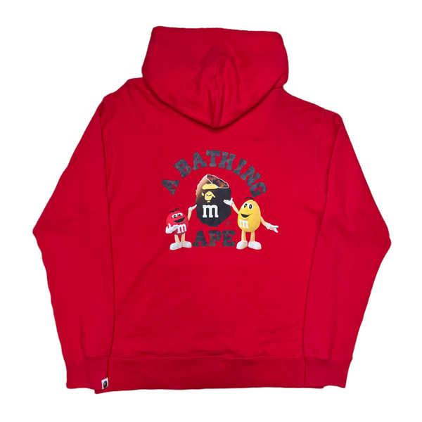 [2XL] Bape x M&M's Collab College Logo Hoodie