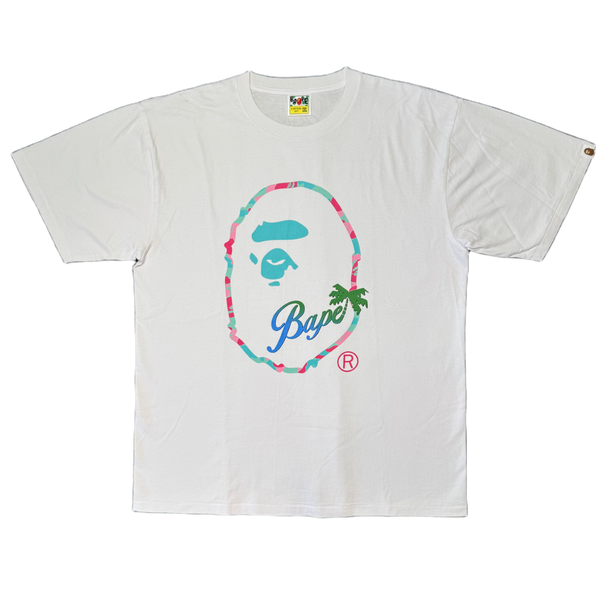 [2XL] Bape Miami Camo Ape Head Tee