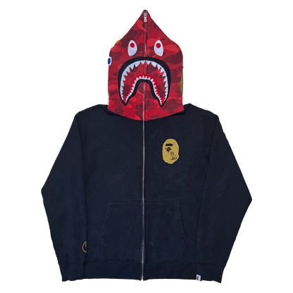 [L] Bape x OVO Collab Shark Hoodie