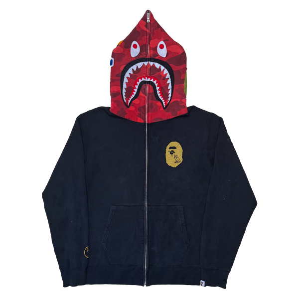 [L] Bape x OVO Collab Shark Hoodie