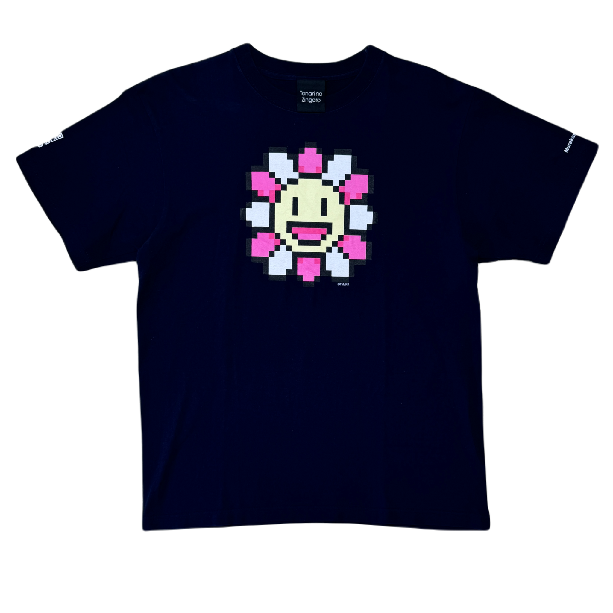 [L] Takashi Murakami Navy Flower Tee