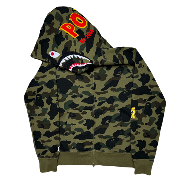 [L] Bape Full 1st Camo PONR Shark Hoodie