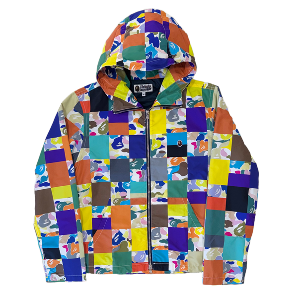 [M] Bape Crazy Checkered Camo Jacket