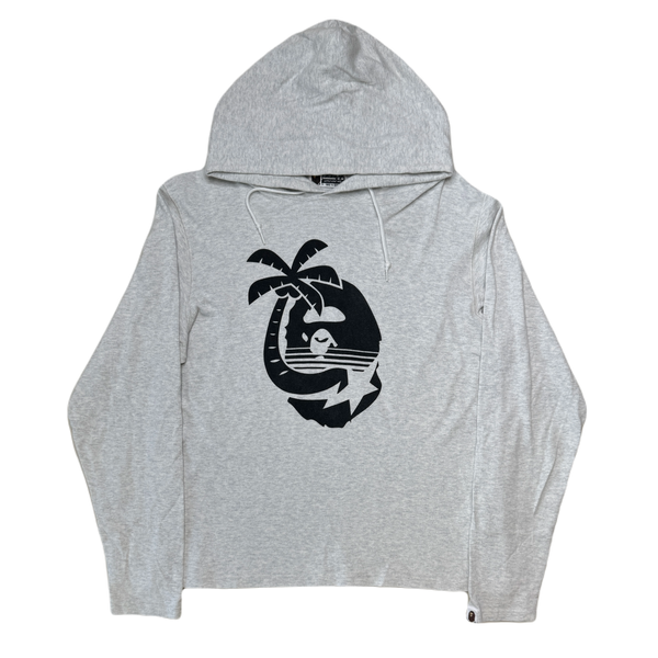 [L] Bape Island Ape Head Pullover Hoodie