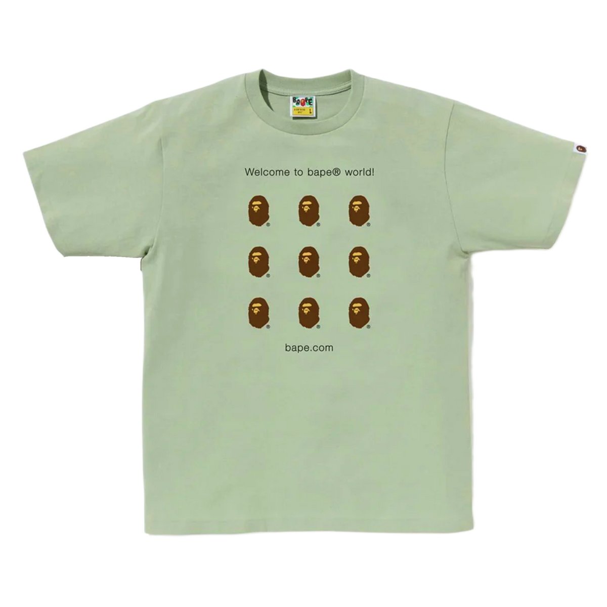 [S] DS Bape World Olive Tee