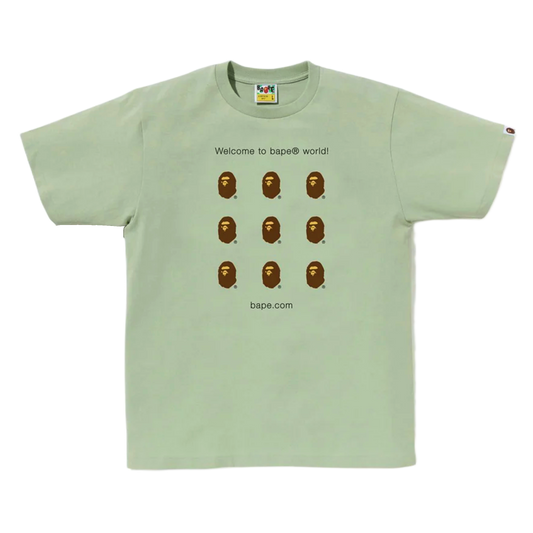 [S] DS Bape World Olive Tee