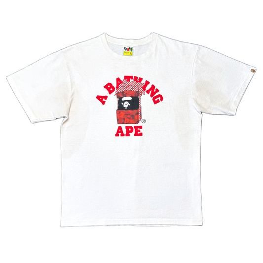 [XL] Bape Christmas College Logo Tee