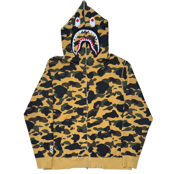 [2XL] Bape Full 1st Camo Shark Hoodie